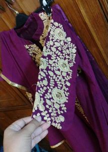 embroidery top with skirt bottom