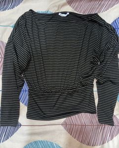 Striped Off-Shoulder Top