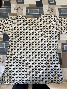 Cute Elephant Print Short kurti Top