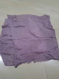 Lavender Crinkle Dupatta