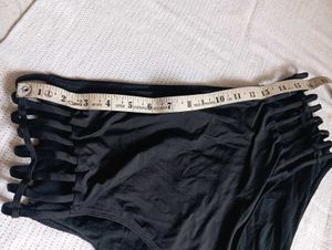 High-Waisted Strappy Bikini Bottom