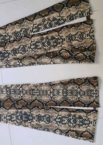 Offer valid today only  50% off Print Flared Pants