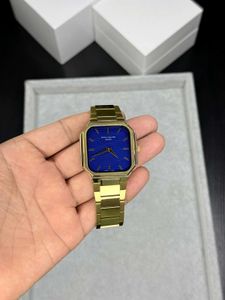 Patek Philippe Geneve Gold Watch - Blue Dial