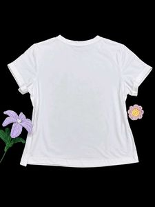 Classic White Crew Neck T-Shirt