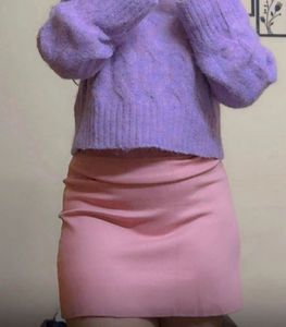 Blush Mini Skirt