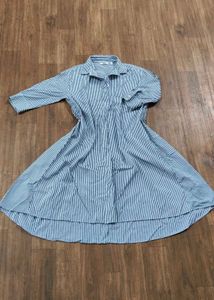 Uniqlo Striped Shirt Dress