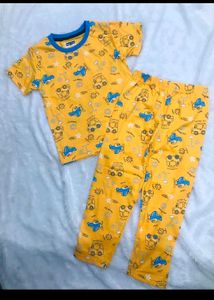 Cute Kids Airplane Pajama Set