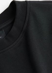 Black Crew Neck Sweatshirt
