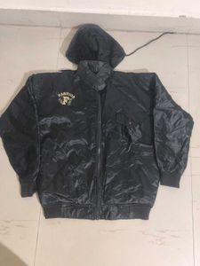 Stylish Black Hooded Jacket