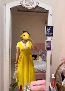 Savana Vibrant Yellow Maxi Dress