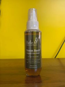 Neem Basil Organic Face Wash - Rustic Art