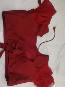 Elegant Maroon Blouse