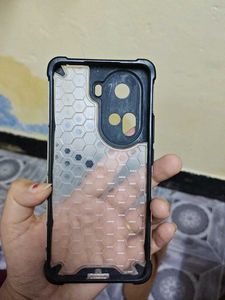 Oppo reno 11 5G Honeycomb Shockproof Crystal Clear