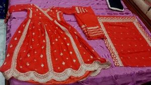 Vibrant Red anarkali 3 piece brand new outfit 🫀❤️