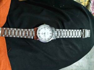 Titan Analog Watch - Silver stainless steel Band