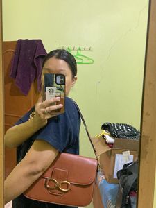 Mango Shoulder Bag Tan Color