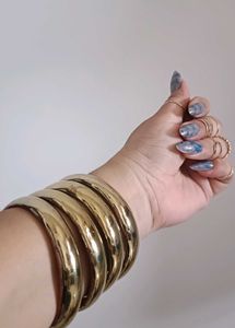 Chunky Gold bangles
