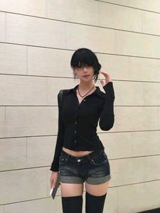 Denim shorts