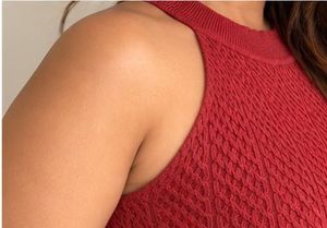 Chic Knit Halter Neck Top