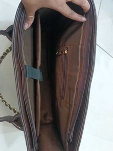brown women Handbag