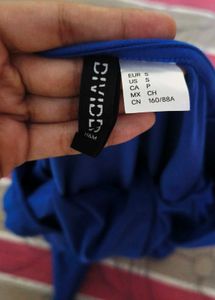 Vibrant Blue Off-Shoulder Top