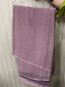 Embroidered Purple Saree