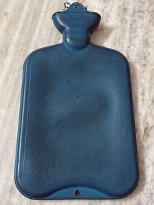 Blue Rubber Hot Water Bottle