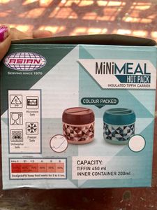 BRAND NEW 400ml INSULATED TIFFIN CARRIER FROM MINI MEAL
