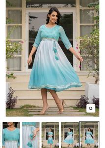 Beautiful Blue Ombre Dress