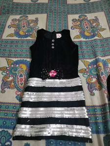 Sparkly Black & Silver Party Dress