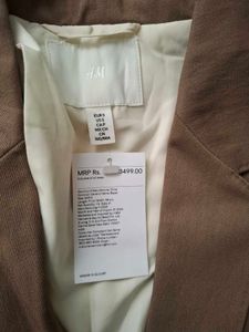 H&amp;M Beige Blazer
