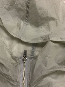 Lightweight Grey Zip-Up Jacket / wind breaker