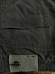 Cotton straight pants