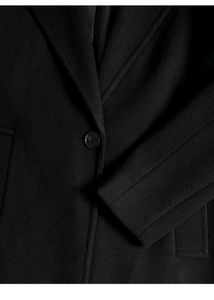 M&amp;S Relaxed Single Breasted Coat
