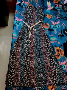 leg cut Floral Print Summer Dress