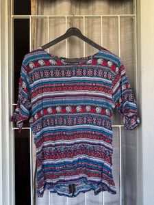 Boho Print Blouse