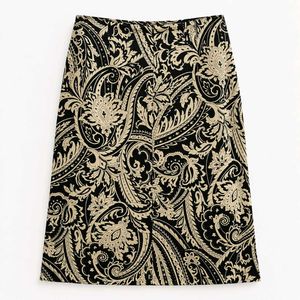 velvet Midi Skirt