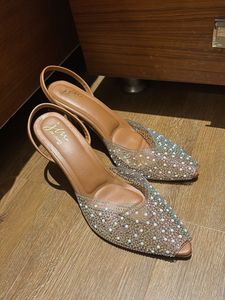 Rhinestone heels