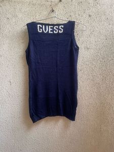 Blue Fitted Knitted Top