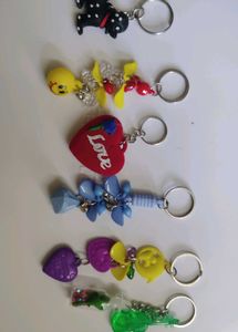 Cute Keychain Collection 6 pcs set