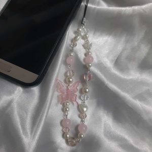 Butterfly Charm Phone Strap