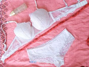 White Lace Bra &amp; Panty Set
