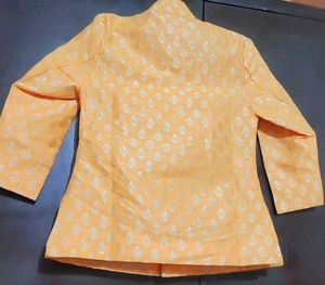 Light Orange Indo Western Sherwani 2 -3 Year Boy