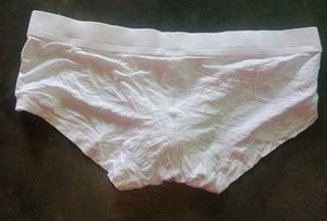 Men's White Trunks Underwear