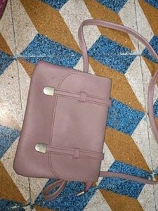 Chic Dusty Rose Crossbody Bag