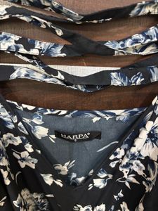 navy floral beach dress