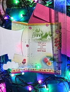 NEW YEAR GREETING CARD With Cover #newyear Happy New Year