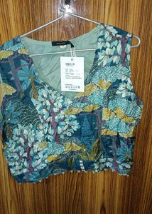 Elegant Teal Tree Print Kurta Set sizeL/Xl