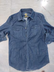 Indigo Nation Branded Denim Shirt