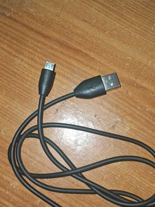 Black Micro USB Charging Cable